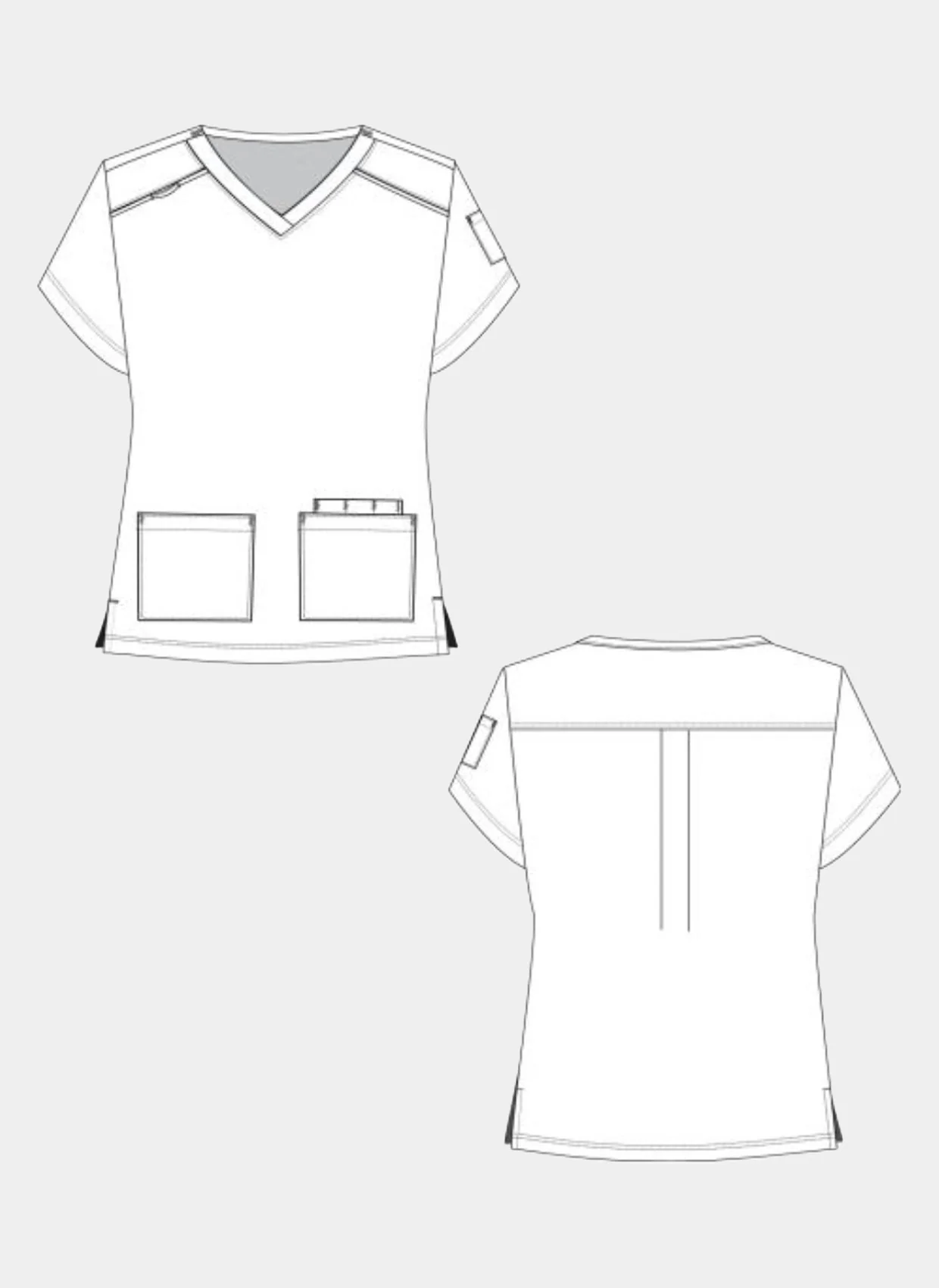 Koi Cureology Cardi Scrub Top - Black - Image 4