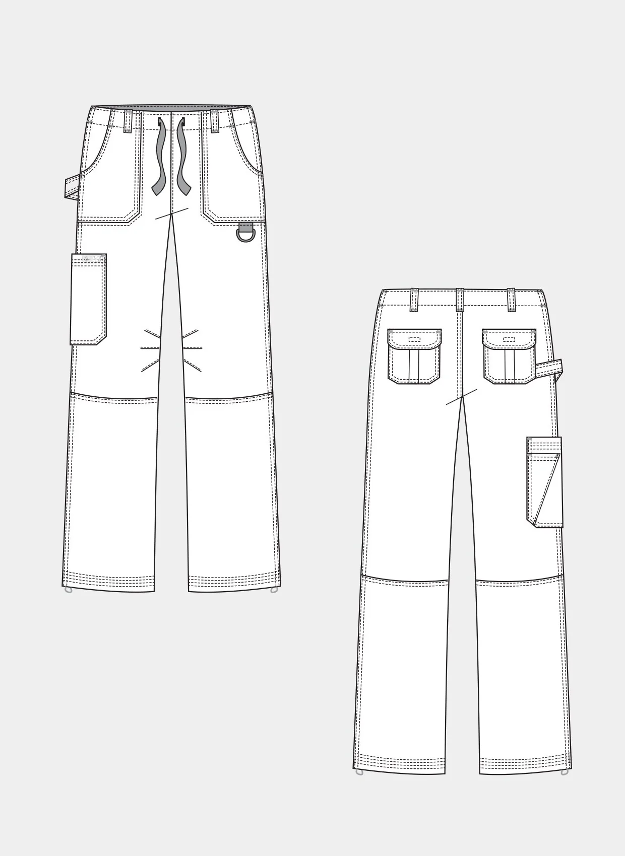 Koi Classics Lindsey Scrub Trousers - Black - Image 3