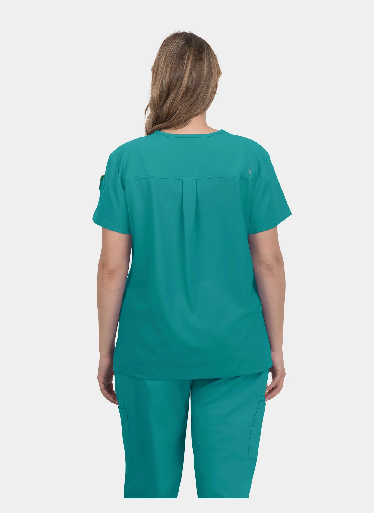 Koi Cureology Cardi Scrub Top - Teal - Image 3