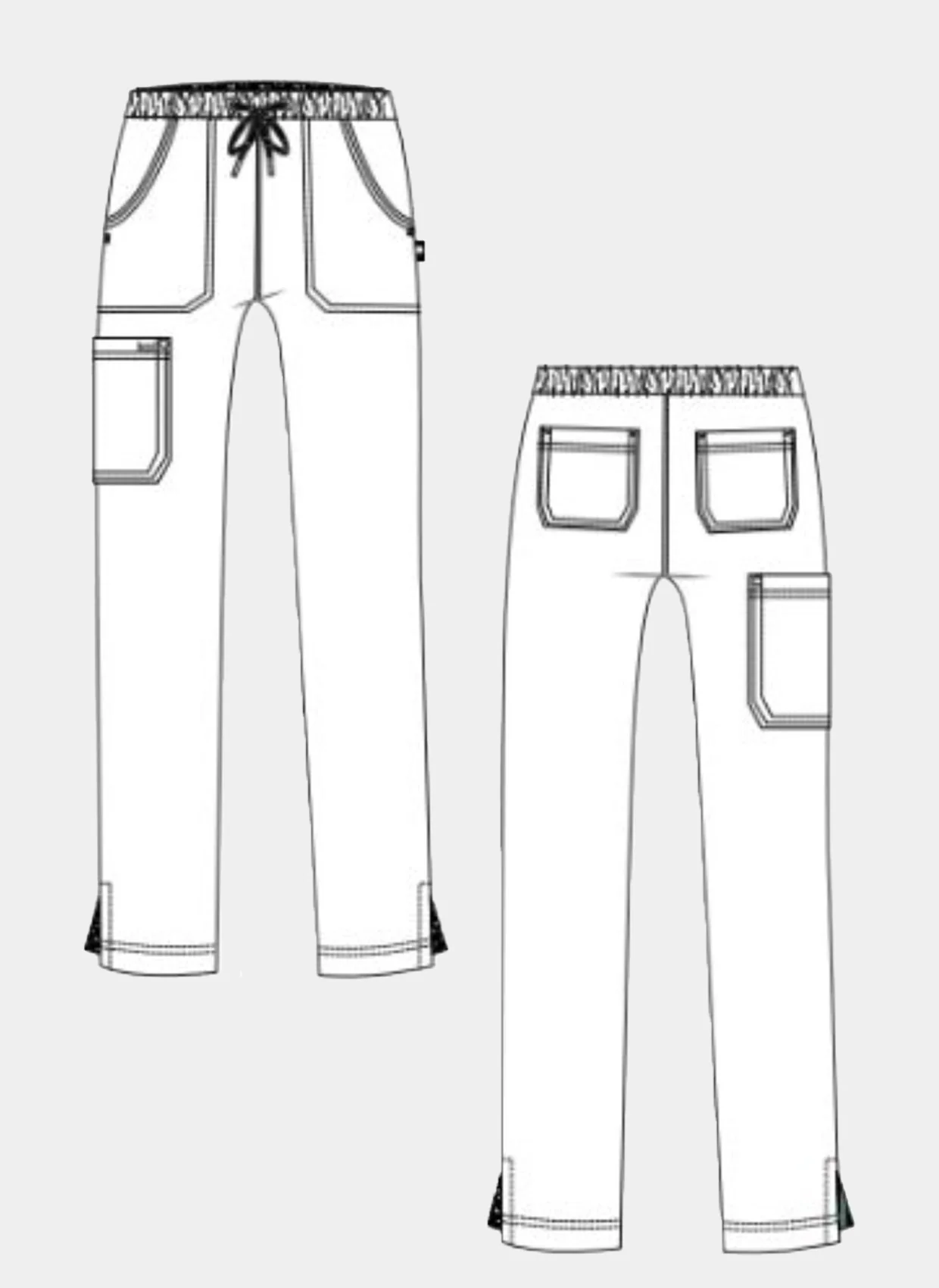 Koi Next Gen Everyday Hero Scrub Trousers - Caribbean - Image 3