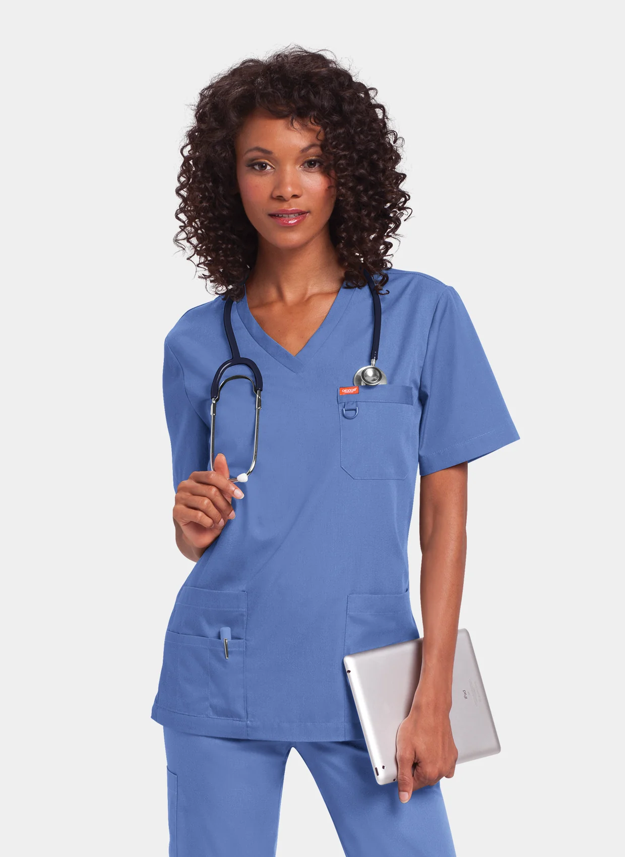 Unisex Orange Standard Balboa Scrub Top - True Ceil - Image 5