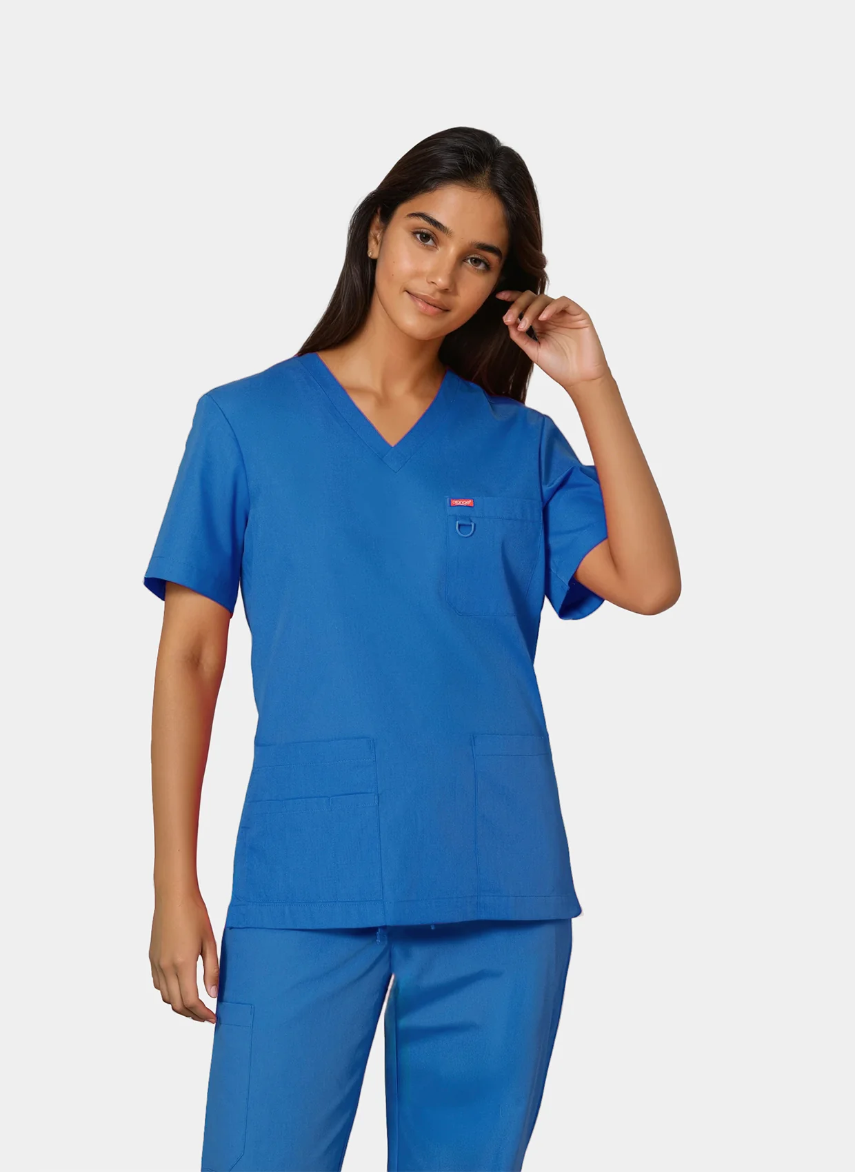 Unisex Orange Standard Balboa Scrub Top - Royal - Image 4