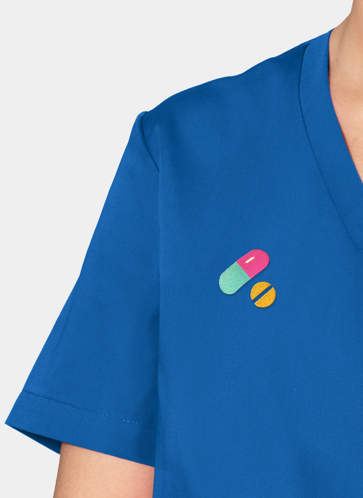 Unisex Orange Standard Balboa Scrub Top - Royal - Image 8