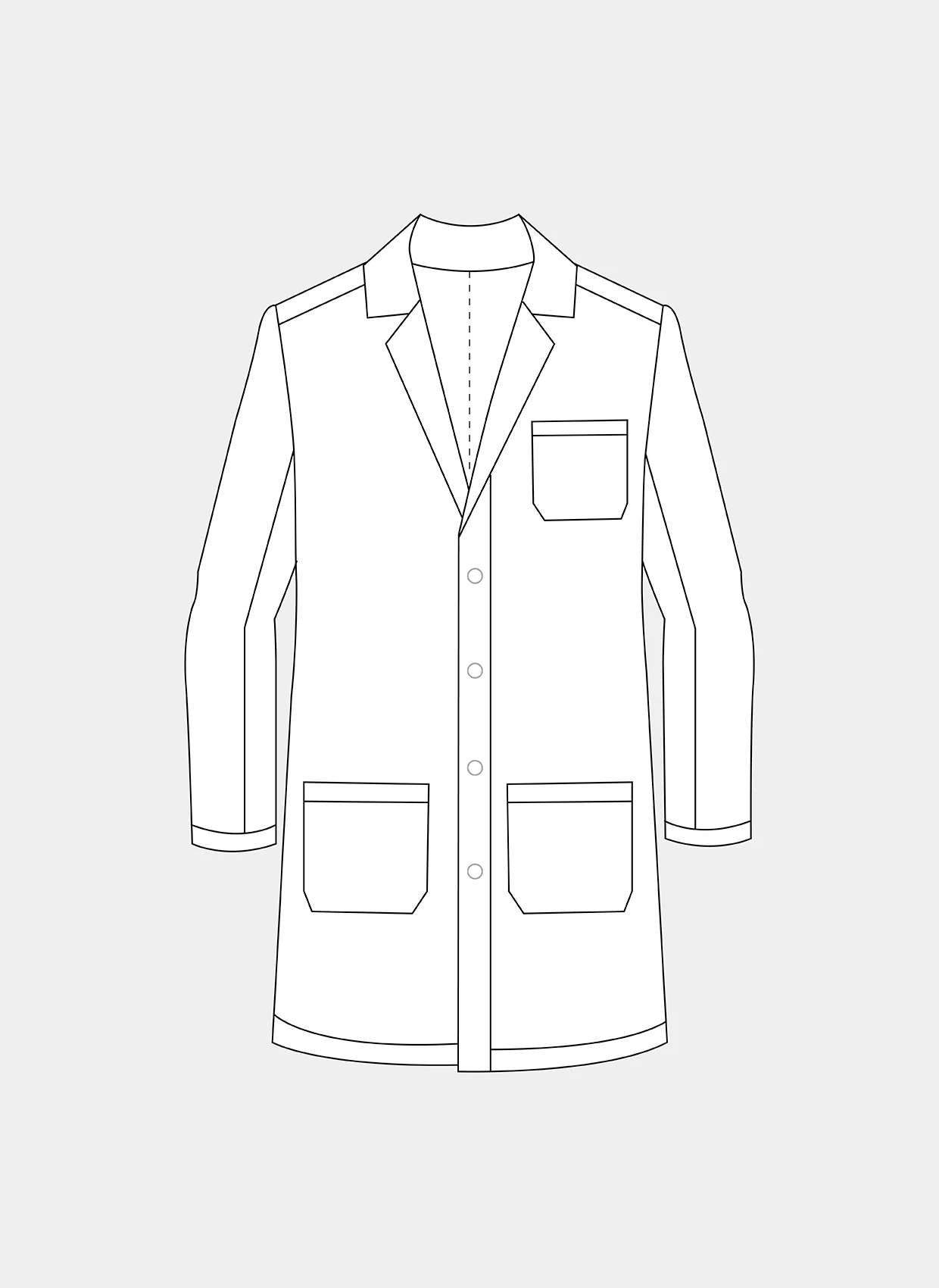 Unisex Prestige White Lab Coat - Image 5