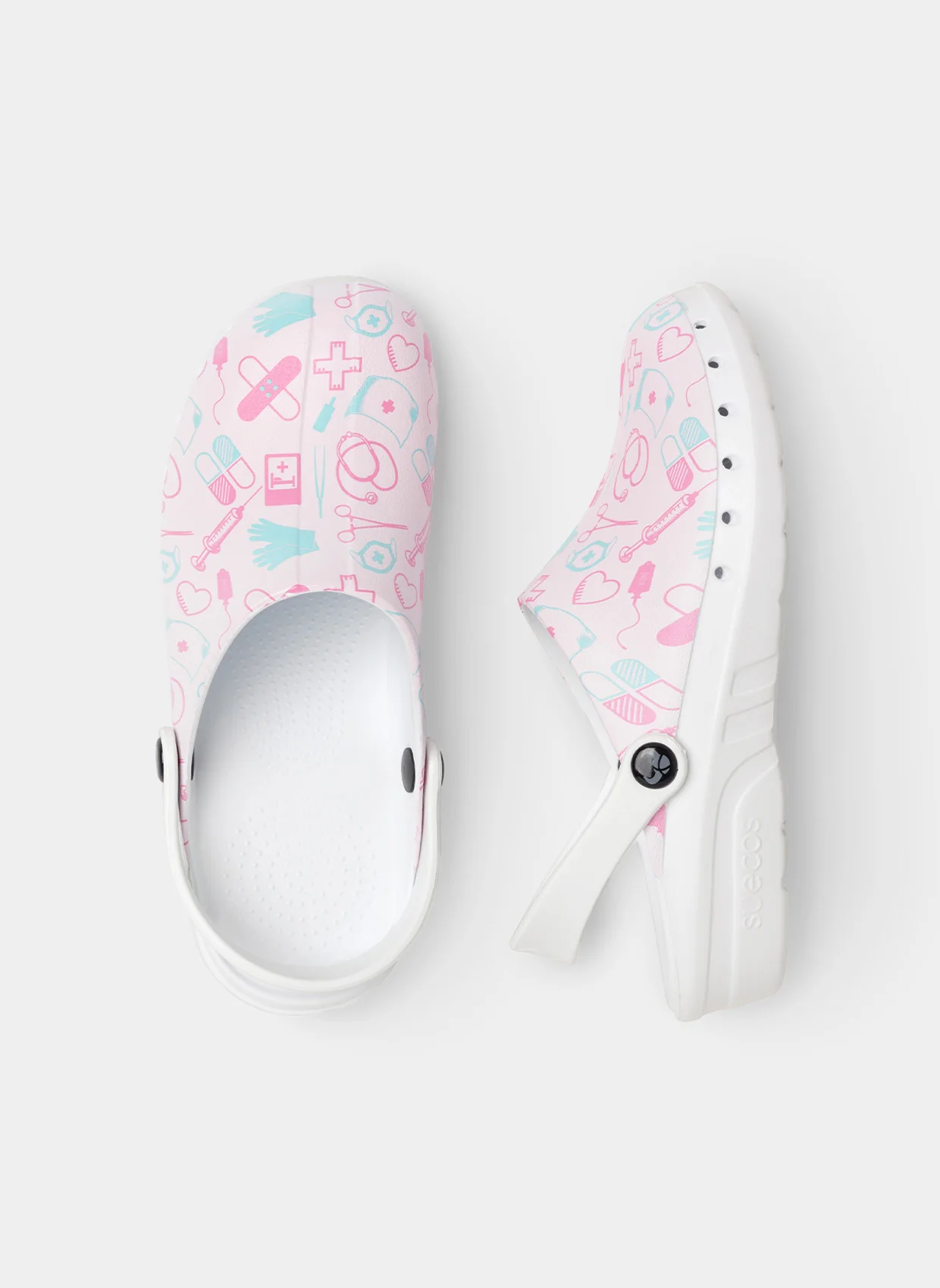 Suecos Oden Fusion Clogs - Medical (Pink) - Image 4